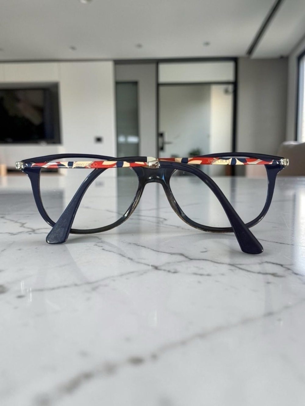 Jimmy Choo JC207 Eyeglasses Frames Blue 52-15-140 Italy Designer Optical Glasses - Picture 2 of 7